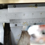 旧ディスクの厚さは7mm。